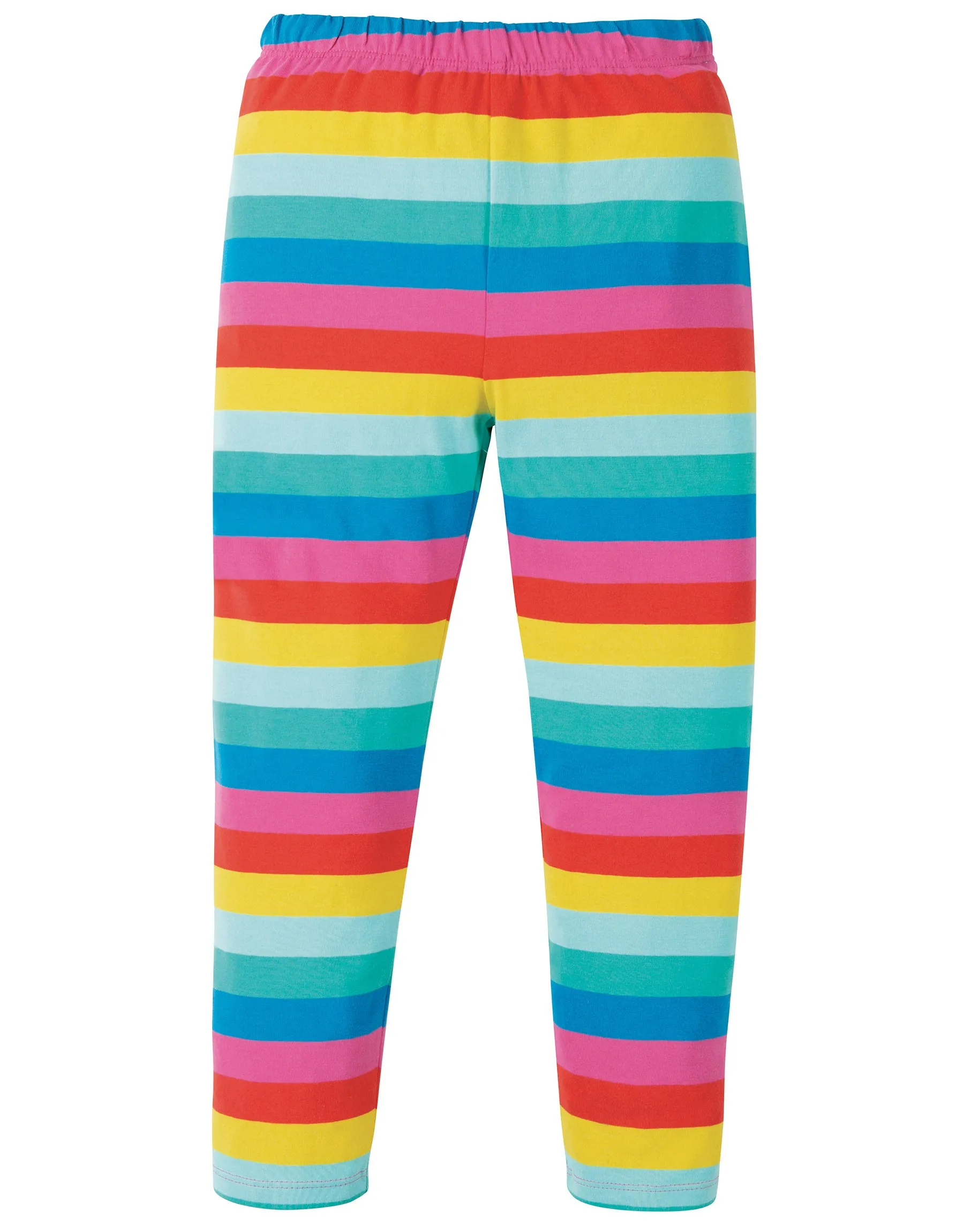 Libby Striped Leggings - Flamingo Multi Stripe